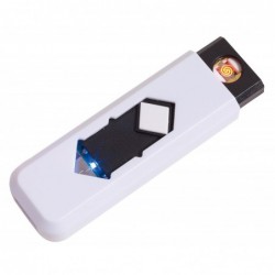 Zapalniczka z USB FIRE UP, biała
