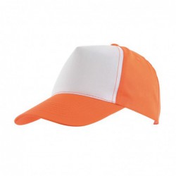 5 segmentowa czapka SHINY, pomarańczowy