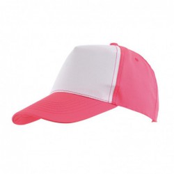 5 segmentowa czapka SHINY, różowy