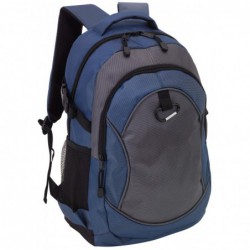 Plecak HIGH-CLASS, niebieski/szary