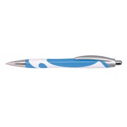 Długopis MODERN, niebieski/biały