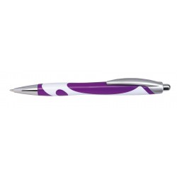 Długopis MODERN, fioletowy/biały