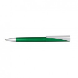 Długopis WEDGE, zielony/srebrny