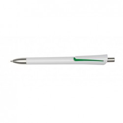 Długopis OREGON, biały/zielony