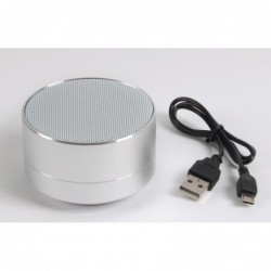Głośnik Bluetooth UFO, srebrny