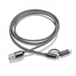 Kabel USB 2 w 1 MESH