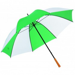 Parasol typu golf RAINDROPS, zielony, biały