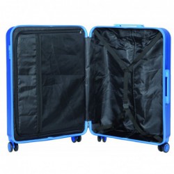 Trzyczęściowy zestaw walizek LIVERPOOL, niebieski