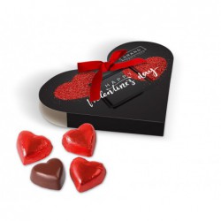 Pudełko serce na 4 czekoladki