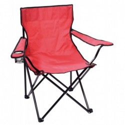 Krzesło kempingowe SUNNY DAY, czerwony